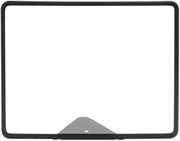 Sign Frame with Triangular Wedge Base Matte Black Metal Horizontal - 11"L x 8 1/2"H