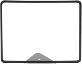 Sign Frame with Triangular Wedge Base Matte Black Metal Horizontal - 11"L x 8 1/2"H