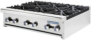 Turbo Air Radiance TAHP-36-6 Countertop Gas Hotplate 36"W with (6) 32,000 BTU Burners