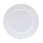 Classicware Dinnerware Shrink Wrapped Plastic Plates, 9-Inch, White (180-Count)