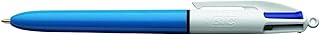 BIC 4-Color Ballpoint Retractable Pen, Assorted Ink, Medium, Pack of 12