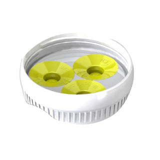 FIFO Portion Pal Dispensing Cap with 3 Holes - 6 / CS by FIFO Innovations – Multicolor, Pack of 6, Model PPC3-220-6