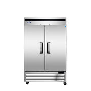 USA Refrigerator by Atosa – 54.4-Inch, 46.77 cubic_feet, Stainless Steel, Silver, Model MBF8507GR