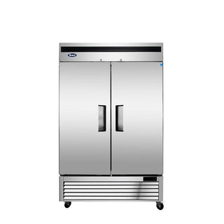 USA Refrigerator by Atosa – 54.4-Inch, 46.77 cubic_feet, Stainless Steel, Silver, Model MBF8507GR