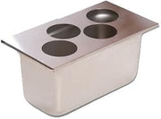 FIFO Innovations FIFO 7010-402 4-Hole Bottle Organizer for 1/3-Size Insert Pan