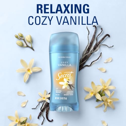 Secret Vanilla / 2.6 Ounce (Pack of 3) / 3 Antiperspirant Deodorant