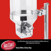 Tablecraft Triple Dispenser / Silver / 2.25 gallons Food Dispensers