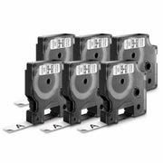D1 Standard Dymo White Label - Pack of – Pack of 6, Model DYM2025517