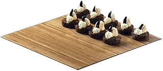 Cal-Mil 1481-12-60 Tray, 12" W x 12" D x .75" H, Bamboo (Case of 3)