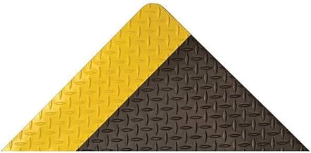 Notrax 490 Dura Trax® Nitrile Rubber Diamond Plate Anti-Fatigue Mat | 2' X 3' Yellow/Black