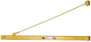 Wall-Mount Overbraced Tie-Rod Jib Crane, 12' Span, 1000 Lb. Capacity