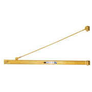 Wall-Mount Overbraced Tie-Rod Jib Crane by Contrx – Alloy Steel, Cat Yellow, Model WMC108
