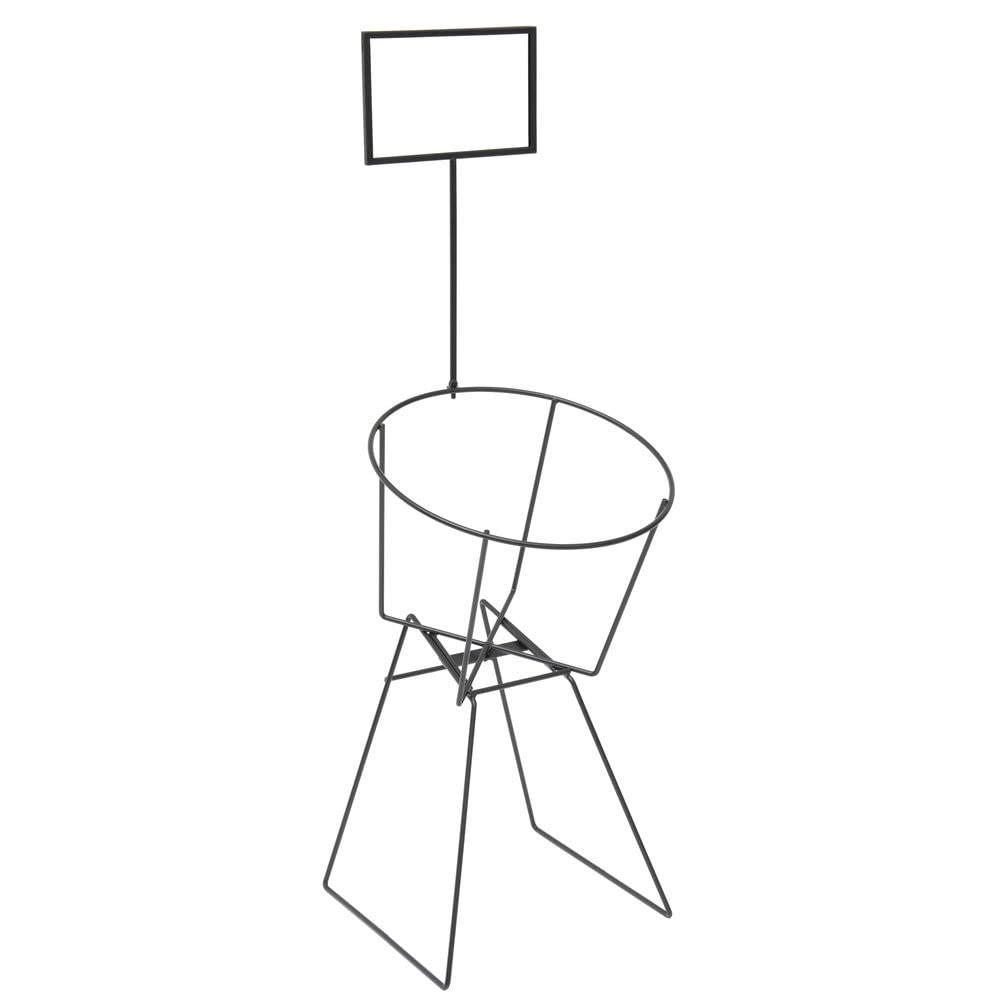 Single Natural Wicker Basket Display Set - 17"L x 18"W x 35"H by HUBERT – 17"L x 18"W x 35"H