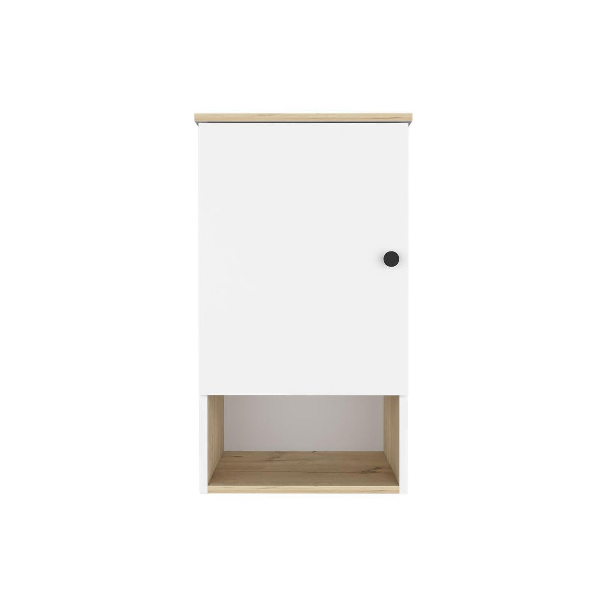 Medicine Cabinet Porto by Generic – One size, Other, Light Oak / White, Model WHF531