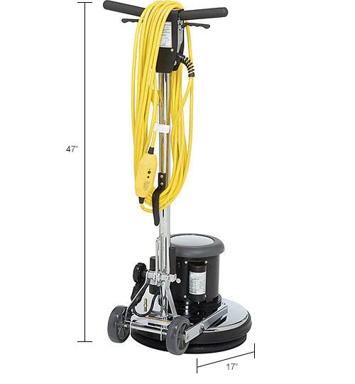 Corded Low Speed Floor Machine by Global Industrial – 47"H, Alloy Steel, Gray, Model 641251