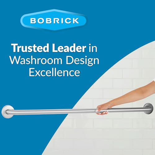 Bobrick Satin Finish / 42 in / Satin Bath & Shower Grab Bars