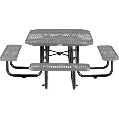 Global Industrial Gray / Industrial / 1 Picnic Tables