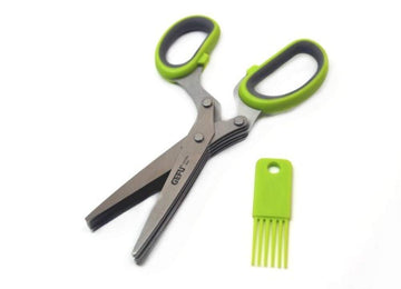 Herb Scissors Green (H. Nr.) by GEFU – Stainless Steel, Green, Model 89114