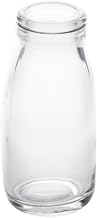 American Metalcraft GMB6 Glass Milk Bottle, 6 oz. (CAP6 Sold Separately)