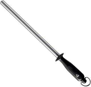 Victorinox Diamond-Coated Oval Kitchen Sharpening Steel, Black, 30 x 5 x 5 cm