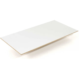 1/2" Thick Melamine Laminate Deck by Pacific Panel Products – Plastic, White, Model 48X12WH
