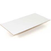 1/2" Thick Melamine Laminate Deck by Global Industrial – 60" W X 24" D, Melamine Laminated MDF, White, Model 331768
