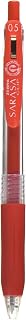 Zebra Technologies Zebra Sarasa Clip Pen 0.5 mm, Red (JJ15-R)