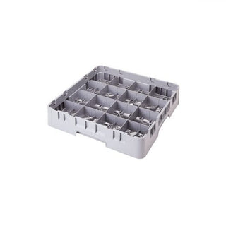 16 Compartment Full Size Cup Rack - Camrack® [Case of 4] by Cambro – 5-7/8-Inch, Plastic, Soft Gray, Model 16C578