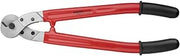 KNIPEX 95 77 600 Wire Rope and ACSR-Cable Cutters 23,62" with dipped insulation