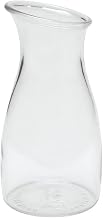 Carlisle 1/4 Liter Clear Plastic Cascata Carafe - 2 3/4 Dia x 5 5/8 H