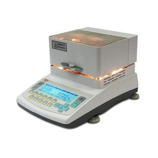 Moisture Analyzer 60g x 0.001g 3-1/2" Diameter Platform by Torbal – 18"L x 13.63"W x 7.88"H, Die-Cast Aluminum, White, Model AGS60