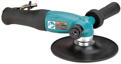 Dynabrade 52657 7" (178 mm) Dia. Right Angle Disc Sander, 1.3 hp, 6,000 RPM, Rotational Exhaust, 5/8"-11 Spindle Thread