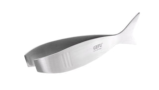 Fish bone tweezers TOLA by GEFU – 14.5 x 2.7 x 2.5 cm, Stainless Steel, Red, Model GF11910