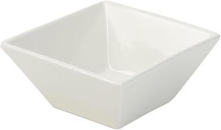 American Metalcraft WFB6 Bowls, 5.7" Length x 5.7" Width, White