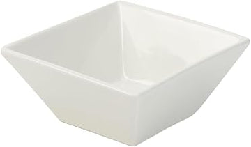 American Metalcraft WFB6 Bowls, 5.7" Length x 5.7" Width, White