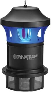 DynaTrap DT1775 1 Acre Mosquito & Flying Insect Trap – Kills Mosquitoes, Flies, Wasps, Gnats, & Other Flying Insects - Bug Zapper Alternative - Black