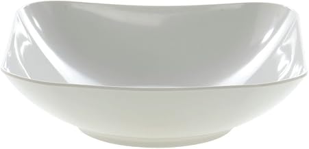 HUBERT Serving Bowl White 10" Square