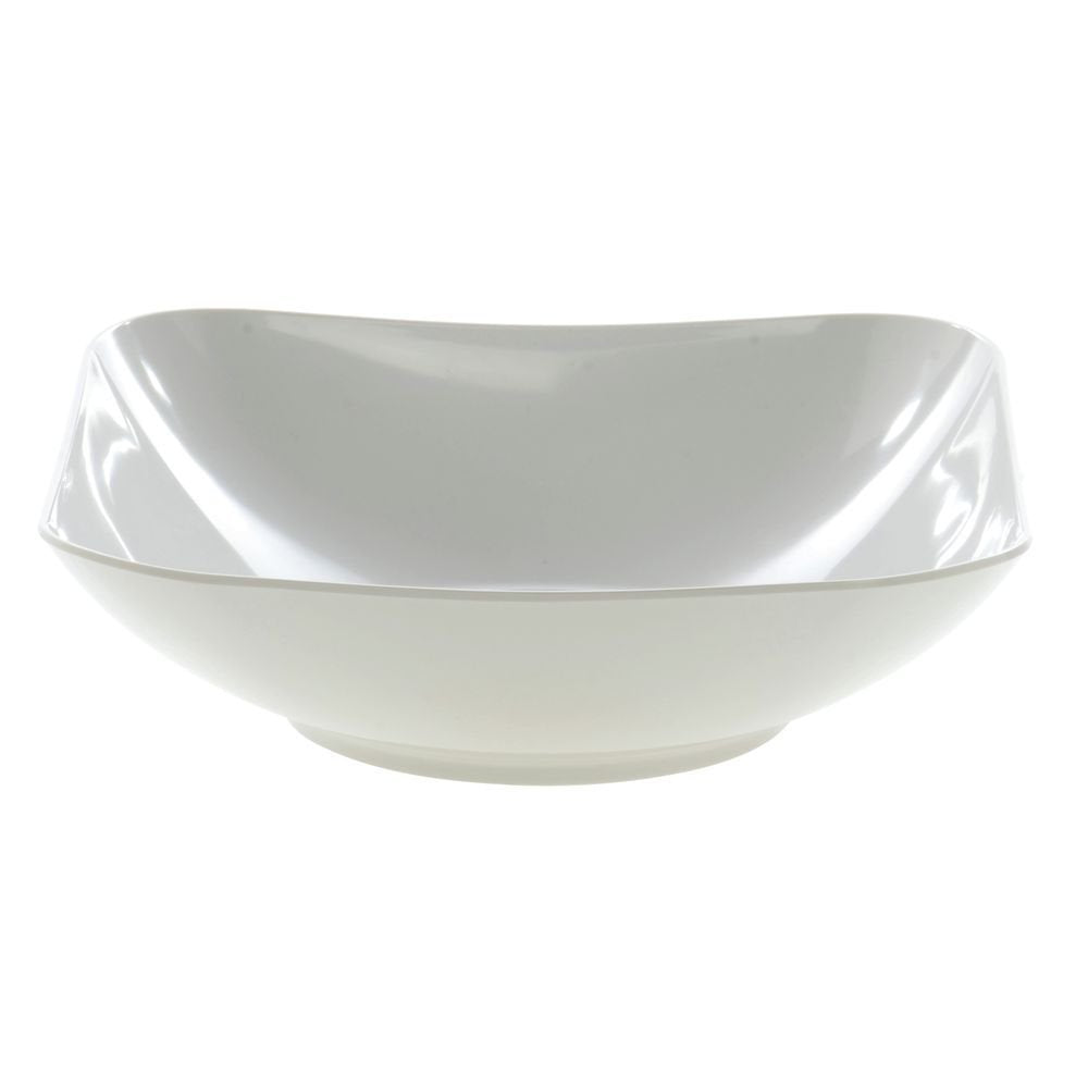 Serving Bowl Melamine White 7 1/4" Square by HUBERT – Melamine, White, Model H0102-WHITE
