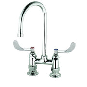 Deck Mount Faucet with 0.5 GPM Non-Aerated VR Outlet Device by T&S Brass – not_applicable, Brass, Chrome, Model B-0328-CR-VF05