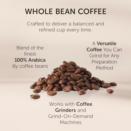 illy Intenso Bold Roast / 8.8 Ounce (Pack of 6) / Silver Roasted Coffee Beans