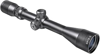 Barska Huntmaster Rifle Scope – Durable, Waterproof, Fogproof, Shockproof, Parallax-Free at 100 Yards, Fast Focus Eyebell, Scope Caps – Great for Hunting & Plinking