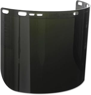 Jackson Safety F50 Specialty High Impact Face Shield, Polycarbonate, 8" x 15.5" x 0.06", IRUV 5.0, Face Protection, Unbound, 50 Shields / Case,28633