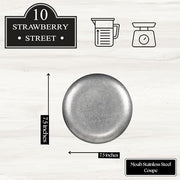 10 Strawberry Street 7.5" / Stainless Steel / 1 Dinner Plates