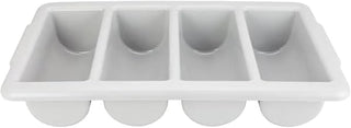 Winco 4-Compartment Cutlery Bin, Medium | 4 compartments