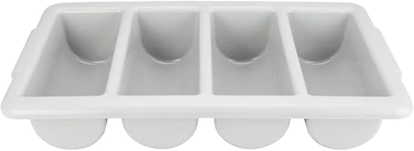 Winco 4-Compartment Cutlery Bin, Medium