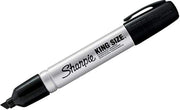 Permanent Marker Chisel Tip Black Durable Aluminum Barrel Carded by Sharpie – 1 Count (Pack of 3), Aluminum, Black, Pack of 3, Model 15101