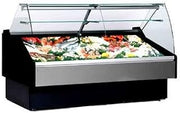 Hydra-Kool KFM-SC-120-S Seafood Case Curved Glass
