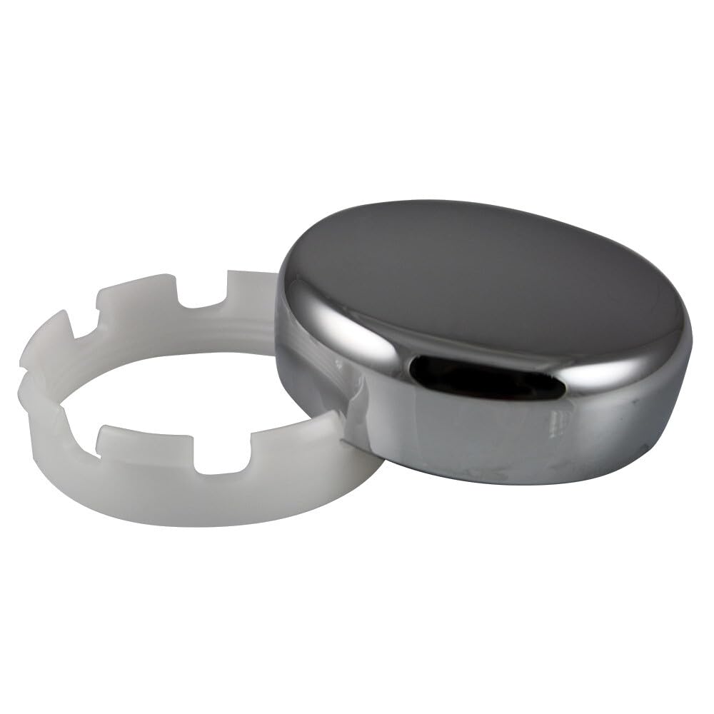 1" Royal Vandal Resistant Stop Cap by Sloan – 1 Count (Pack of 1), Metal, Chrome Plate, Model H-1010-A
