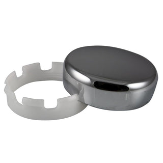 1" Royal Vandal Resistant Stop Cap by Sloan – 1 Count (Pack of 1), Metal, Chrome Plate, Model H-1010-A