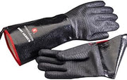 Essentialware Body Armor 17" Heavy Duty Neoprene Safety Gloves handles up to 500° F and used with Fryers, Smokers and Grilling